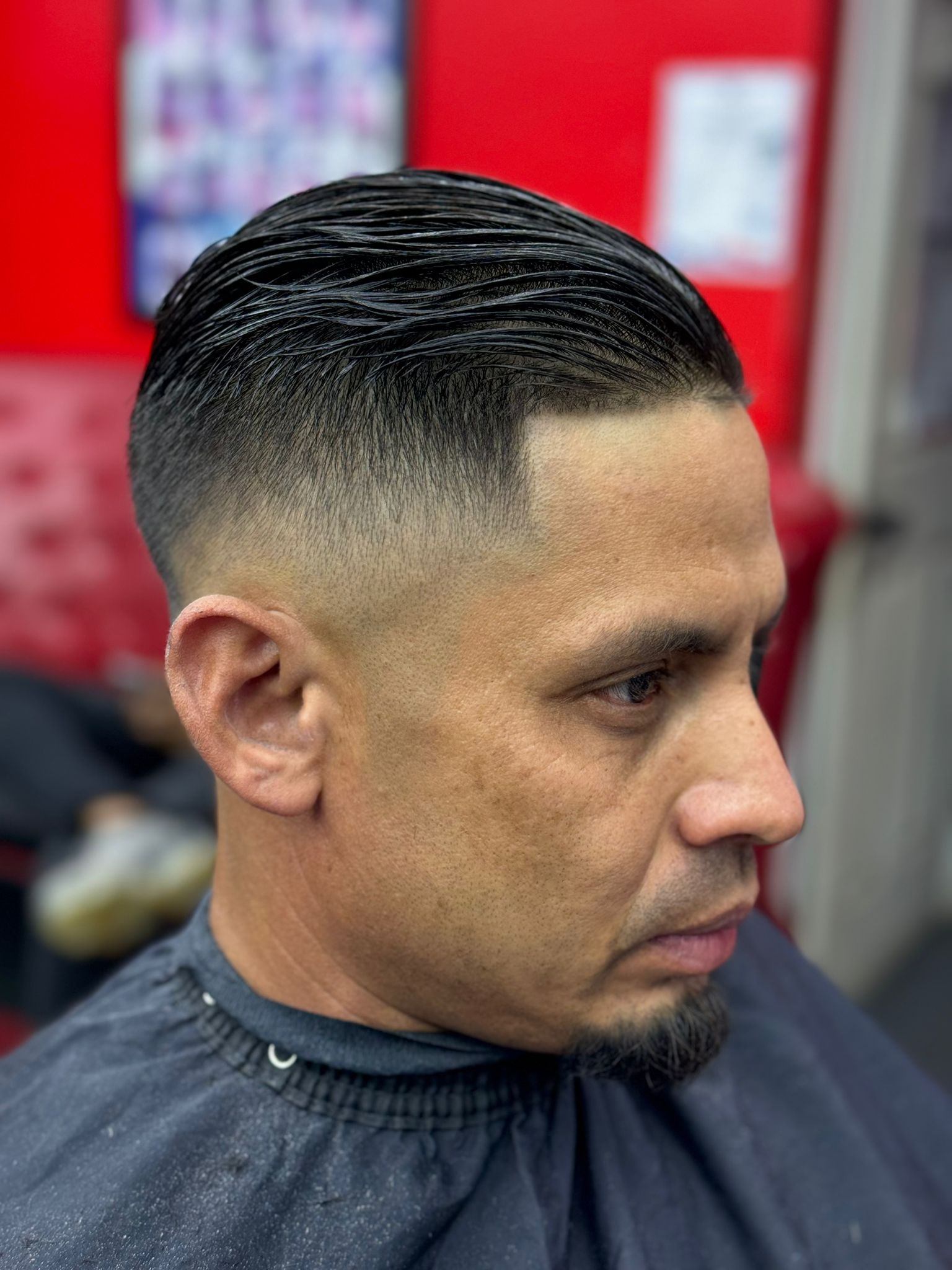 Slick back edge detail
